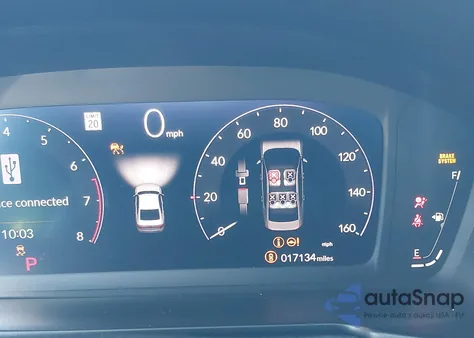 2024 Honda Accord Ex z USA, uszkodzony, nr VIN 1HGCY1F34RA089951